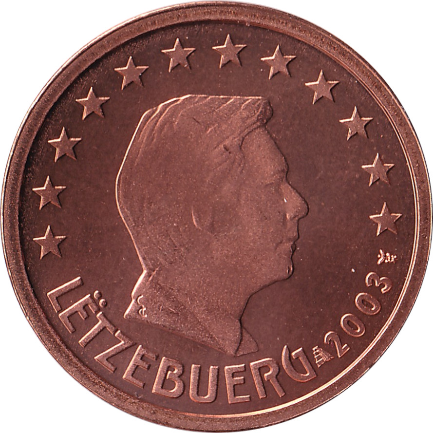 2 eurocents - Grand-Duc Henri