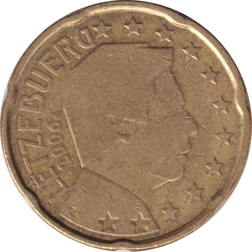 20 eurocents - Grand-Duc Henri