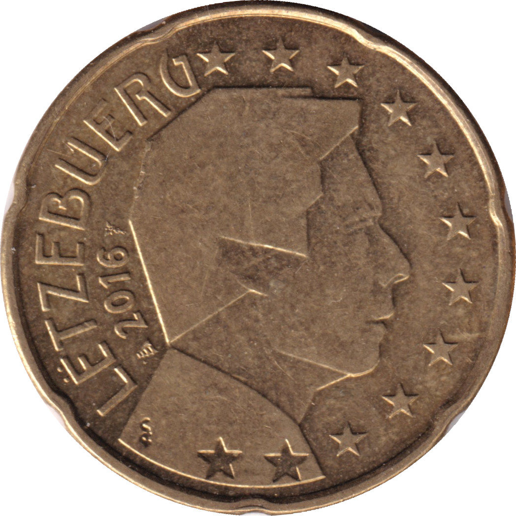 20 eurocents - Grand-Duc Henri