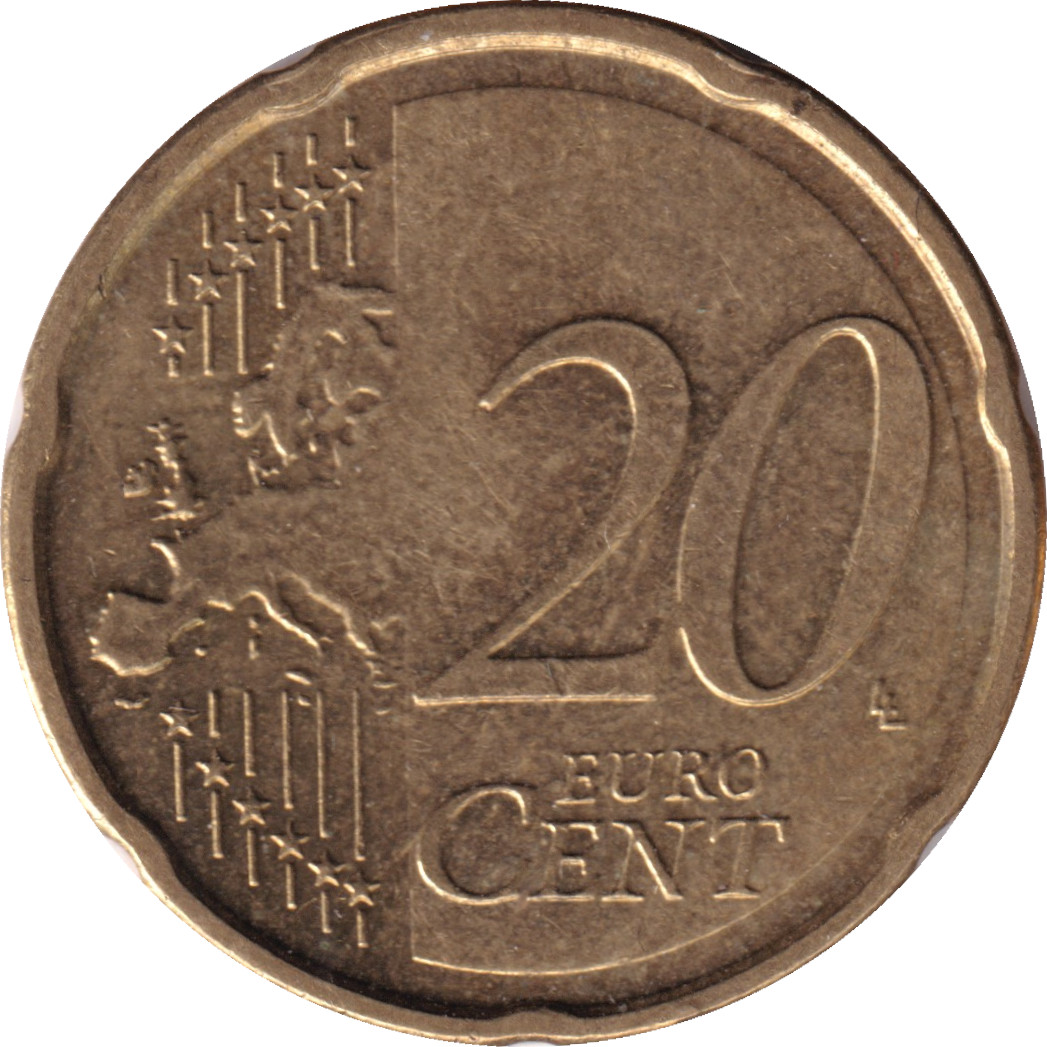 20 eurocents - Grand-Duc Henri