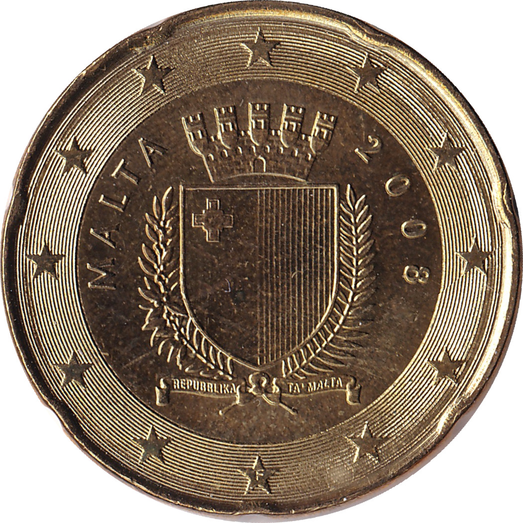 20 eurocents - Blason