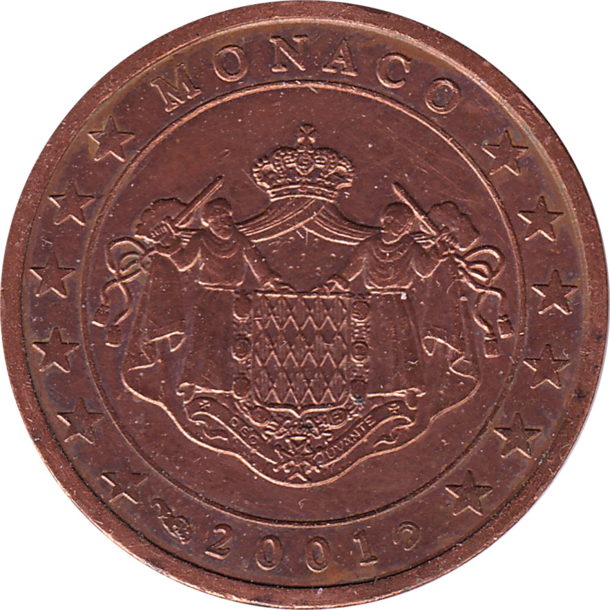 2 eurocents - Rainier III