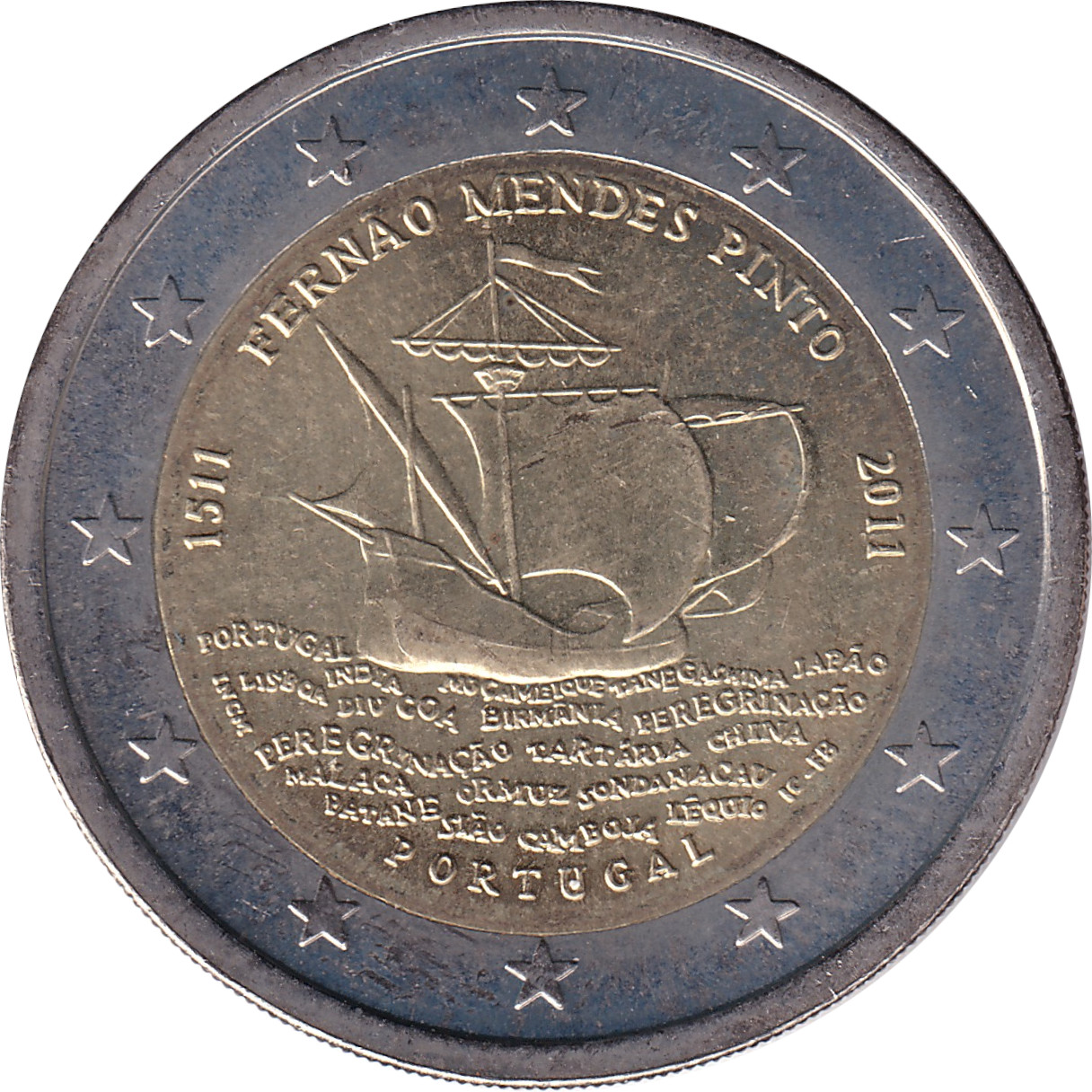 2 euro - Fernão Mendes Pinto