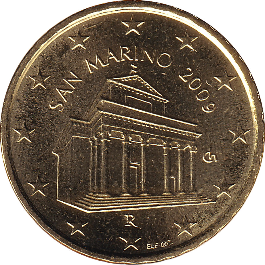 10 eurocents - Basilique de Saint Marin