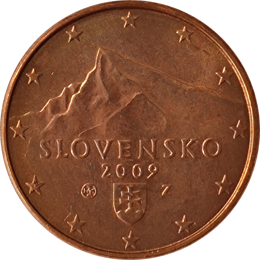 1 eurocent - Mont Krivan