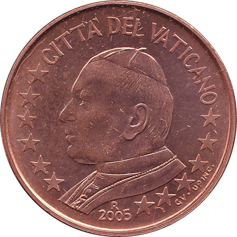 1 eurocent - John Paul II