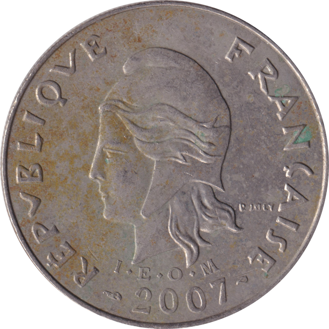 20 francs - Vanille - Cupronickel