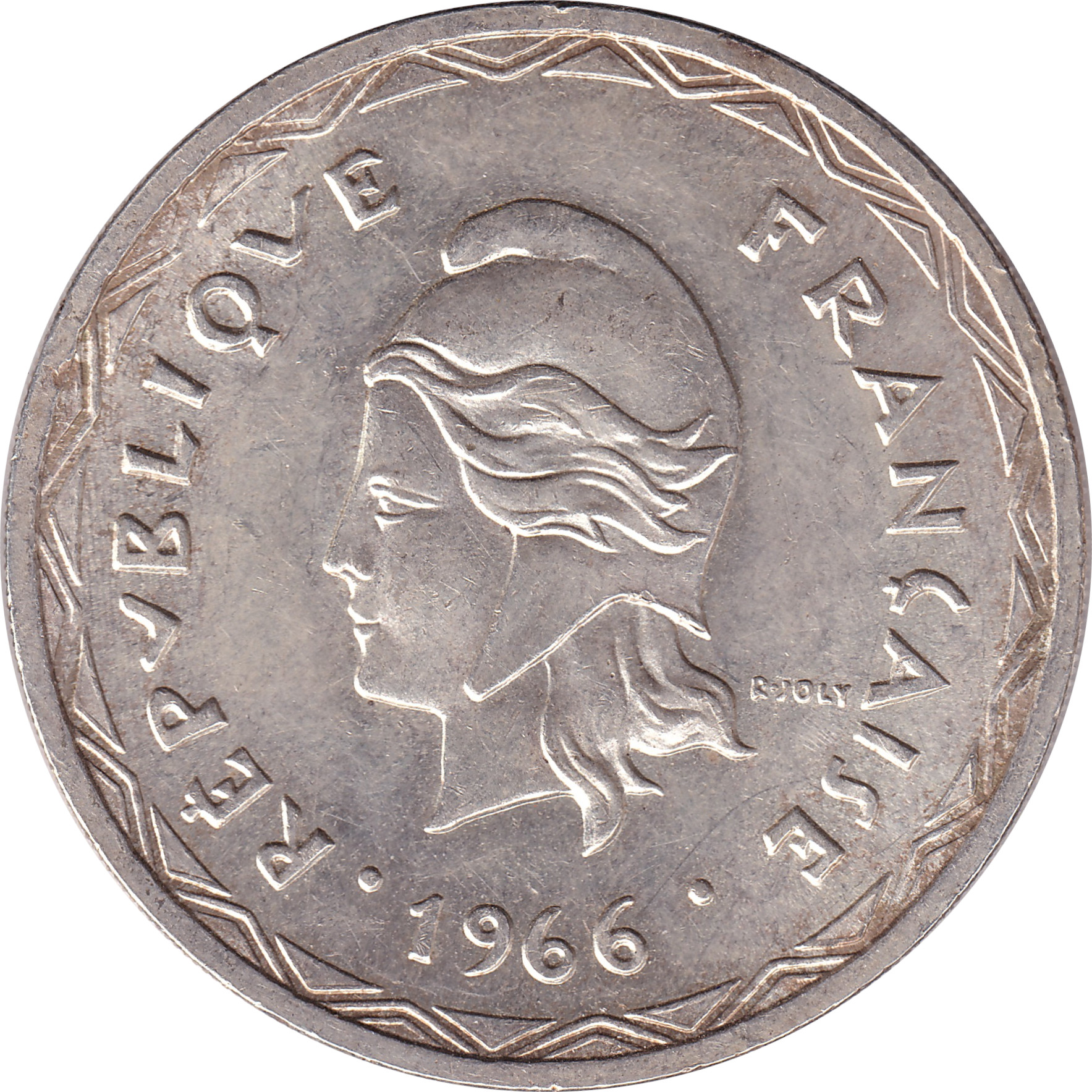 100 francs argent - Totem