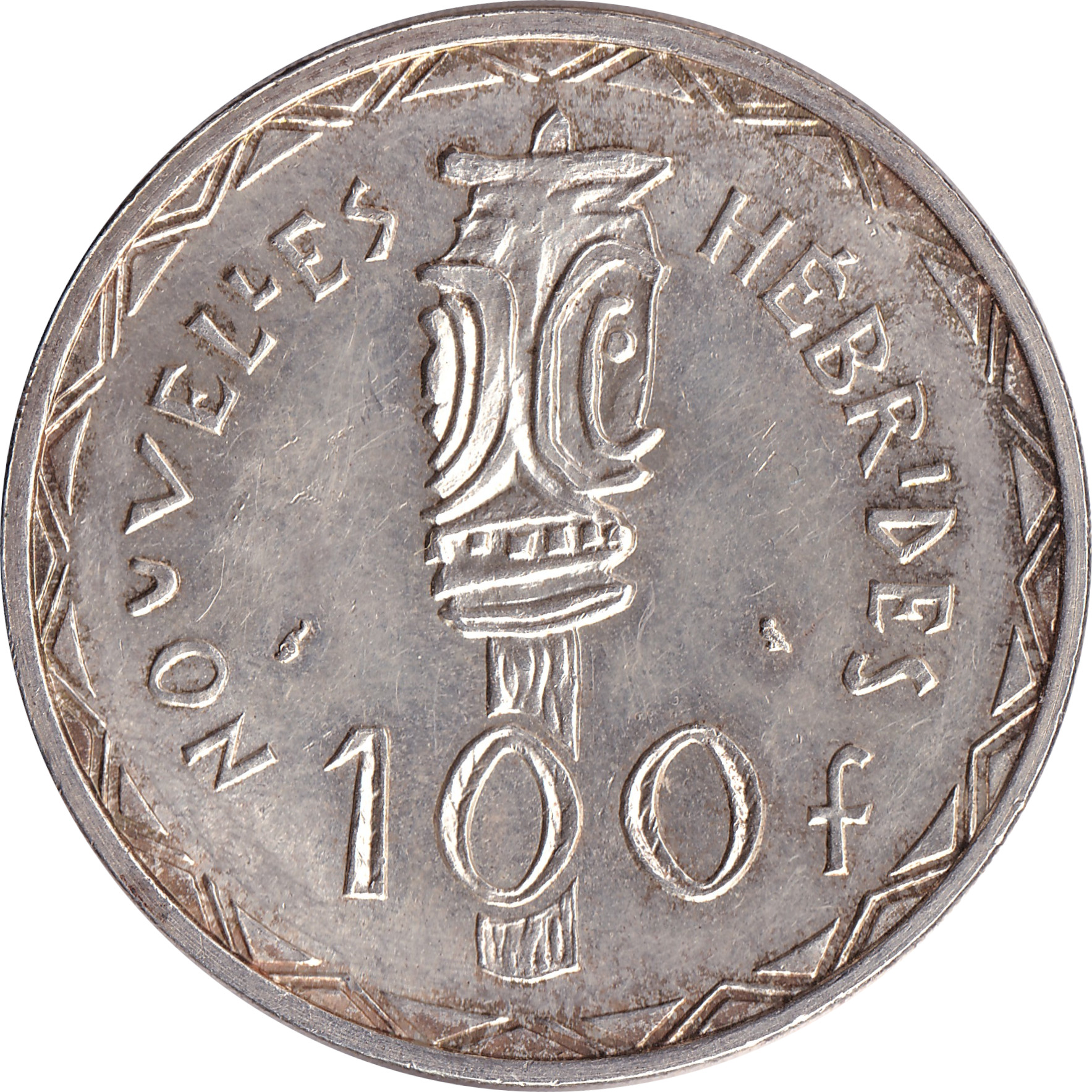 100 francs argent - Totem