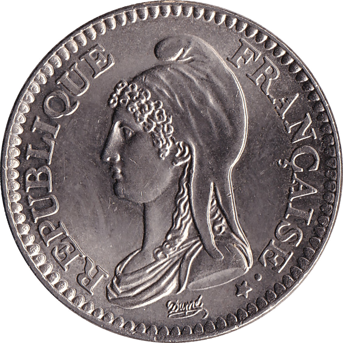 1 franc - La République - 200 ans