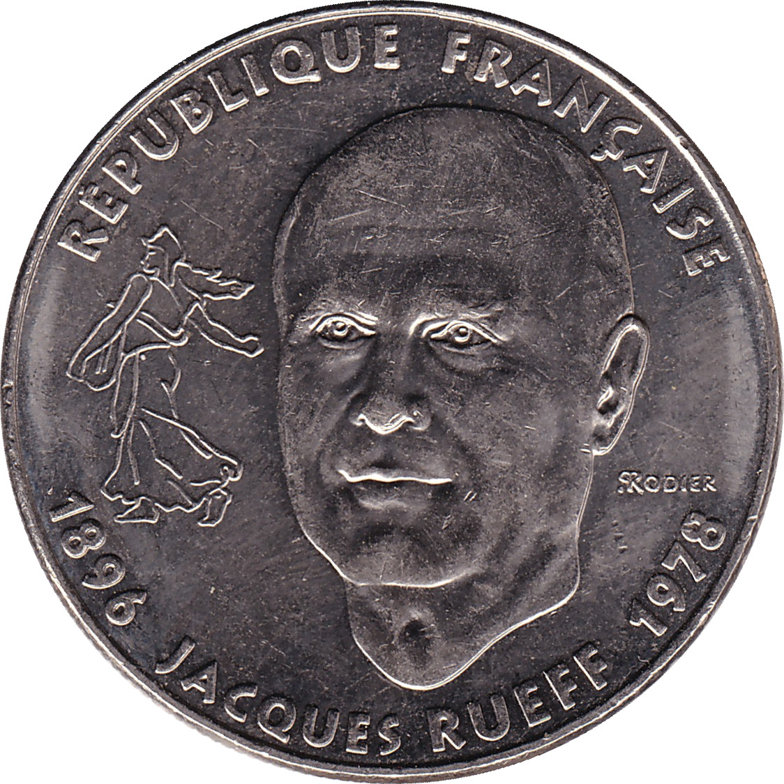 1 franc - Jacques Rueff