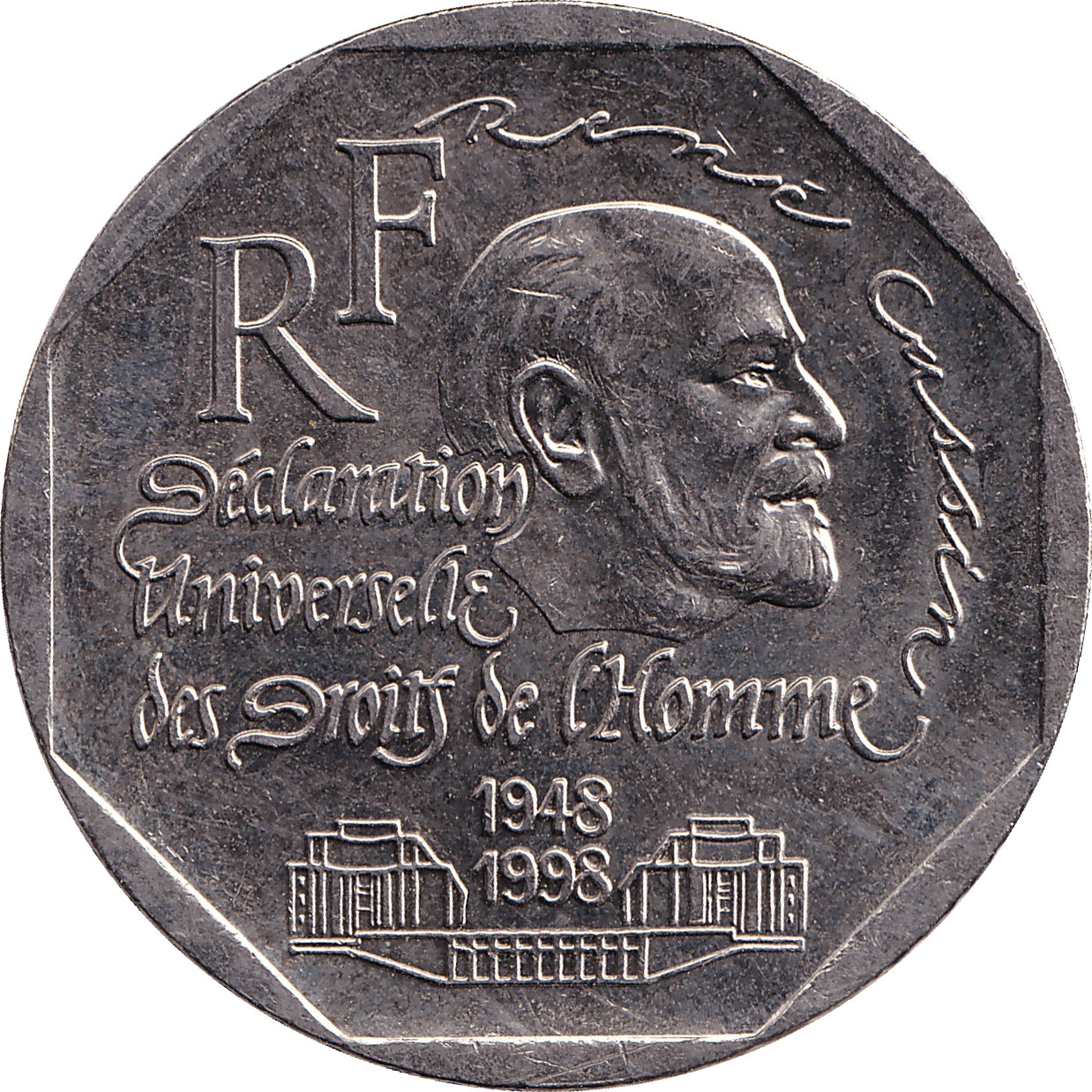 2 francs - René Cassin