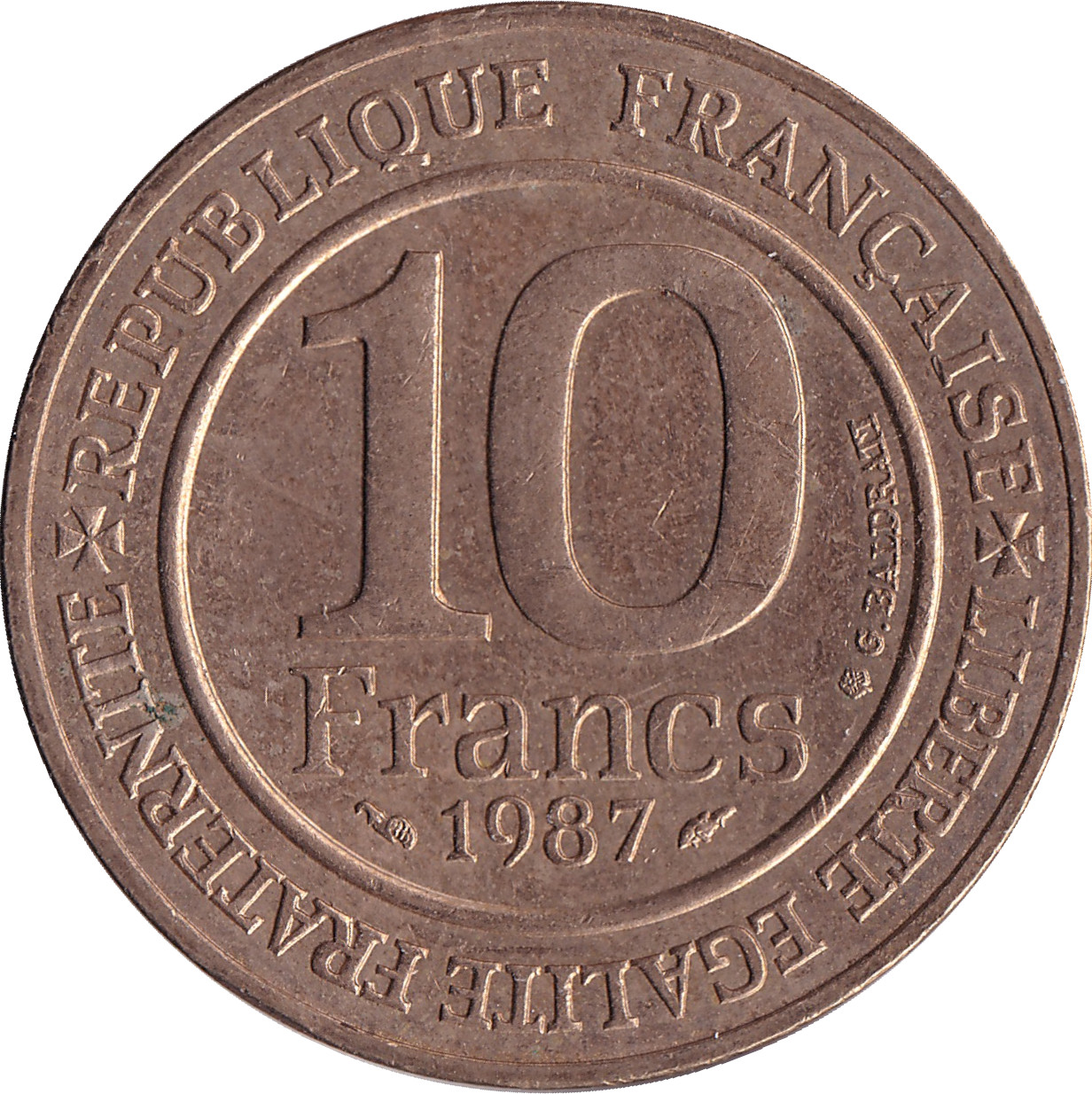 10 francs - Millénaire Capétien