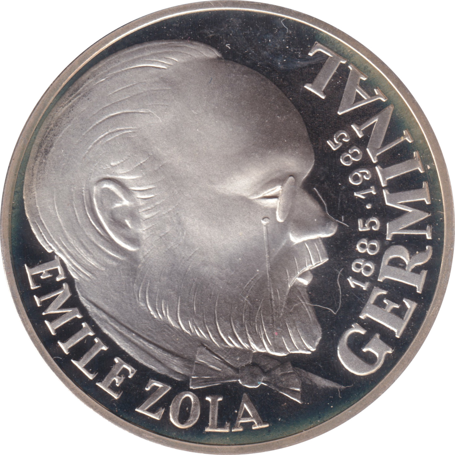 100 francs silver - Emile Zola