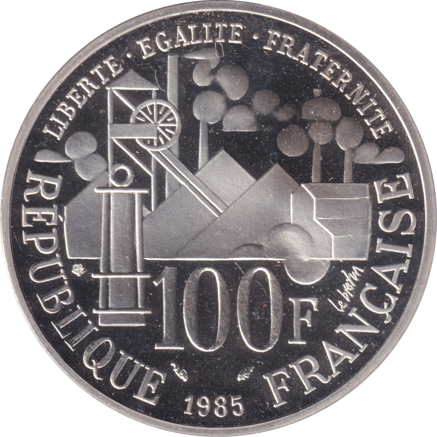 100 francs argent - Emile Zola