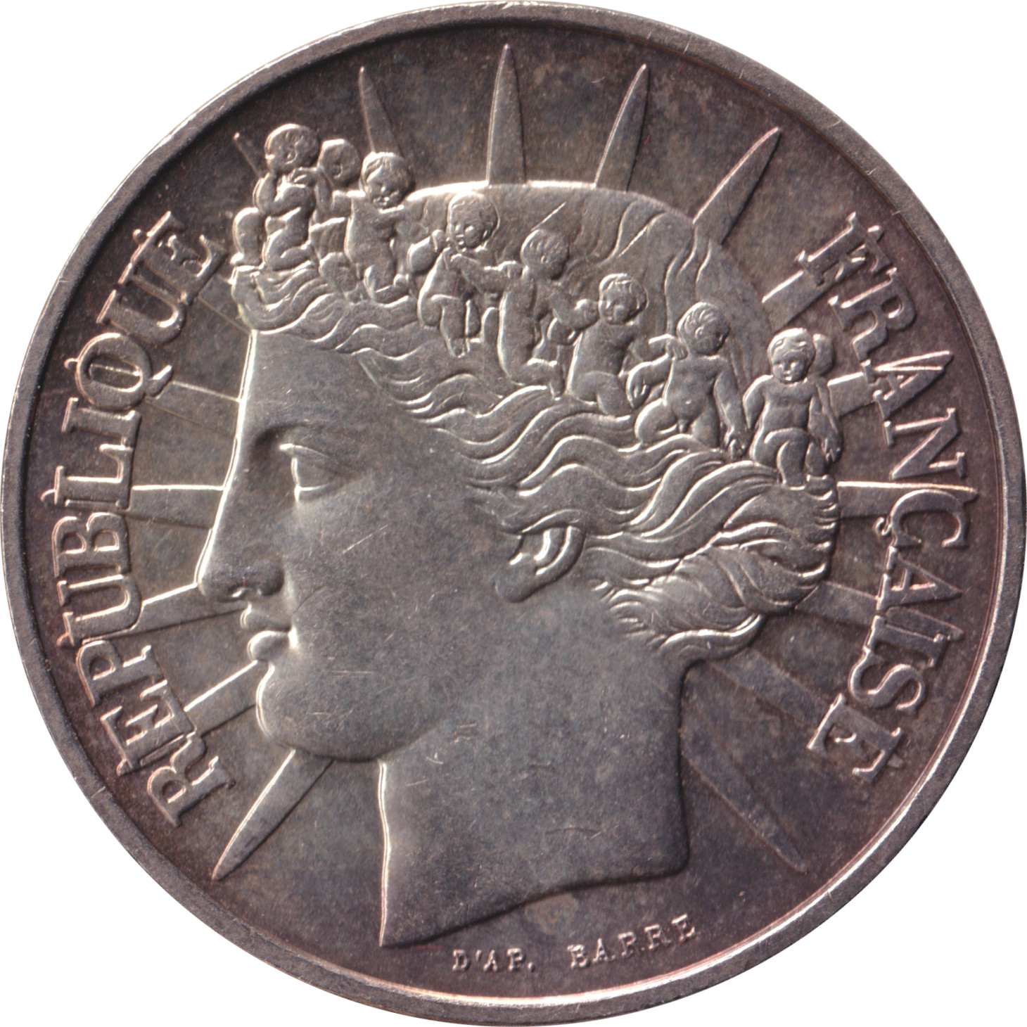 100 francs silver - Fraternité