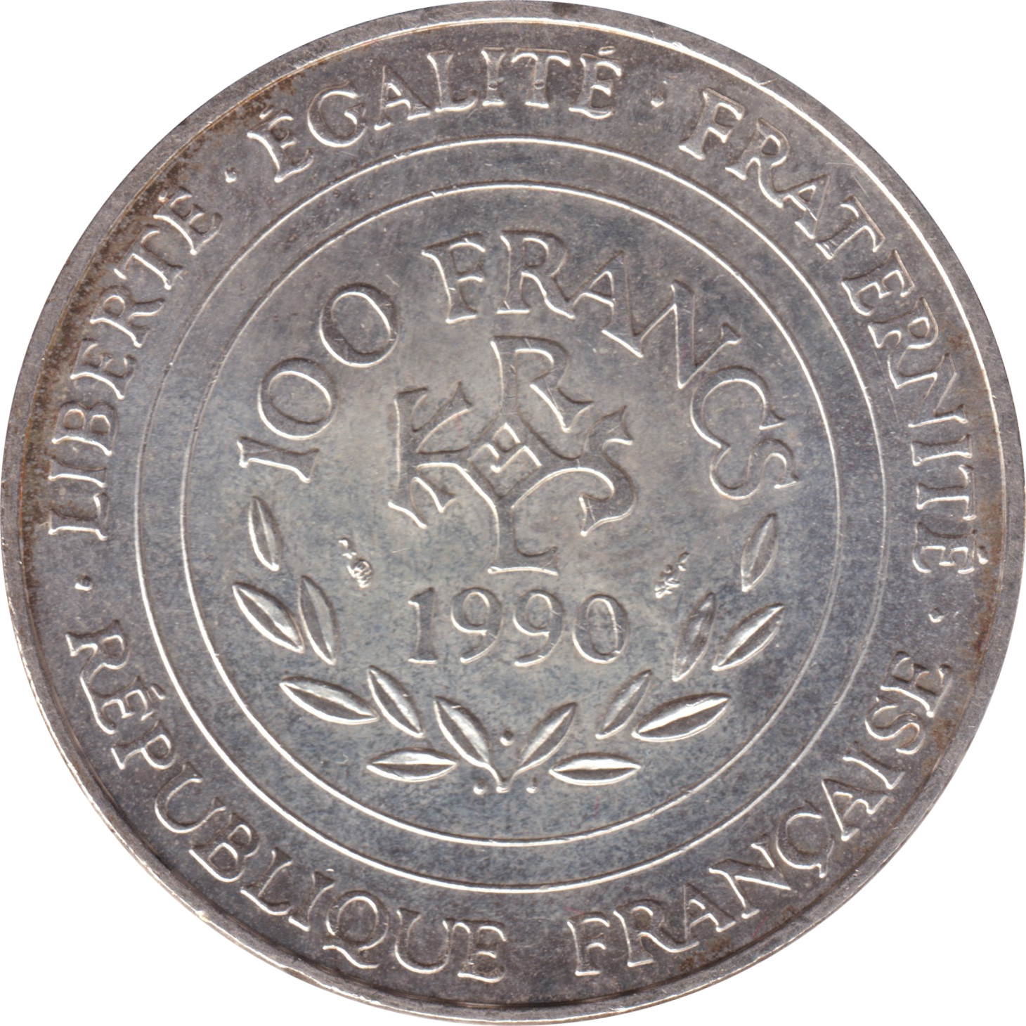 100 francs argent - Charlemagne