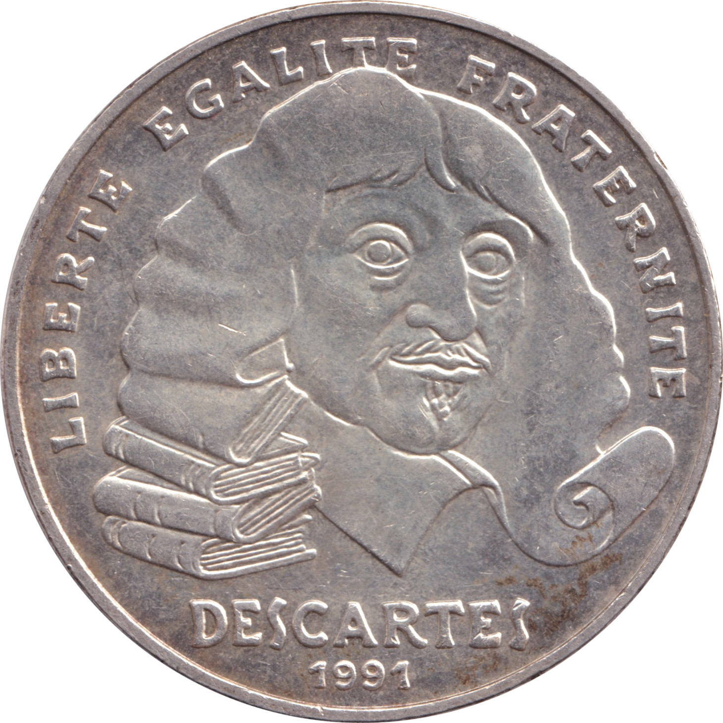 100 francs argent - René Descartes