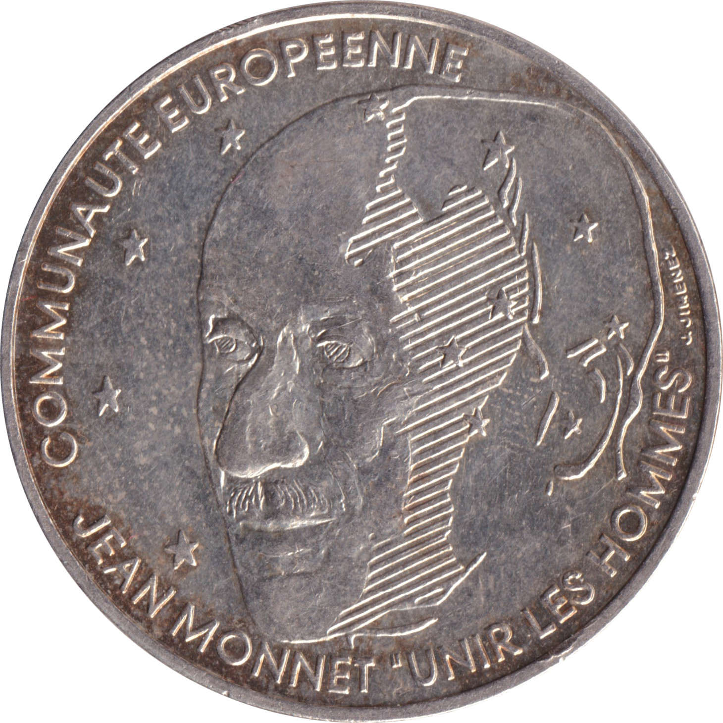 100 francs argent - Jean Monnet