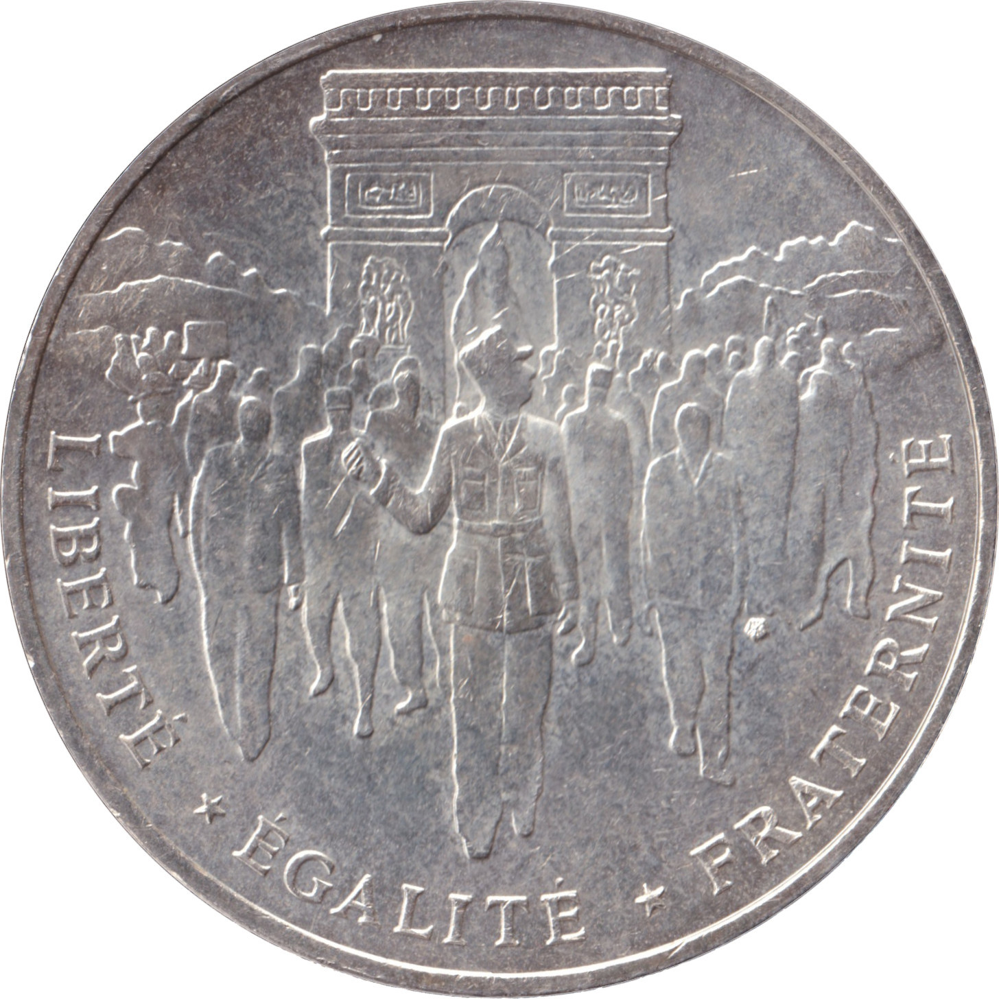 100 francs silver - Libération de Paris