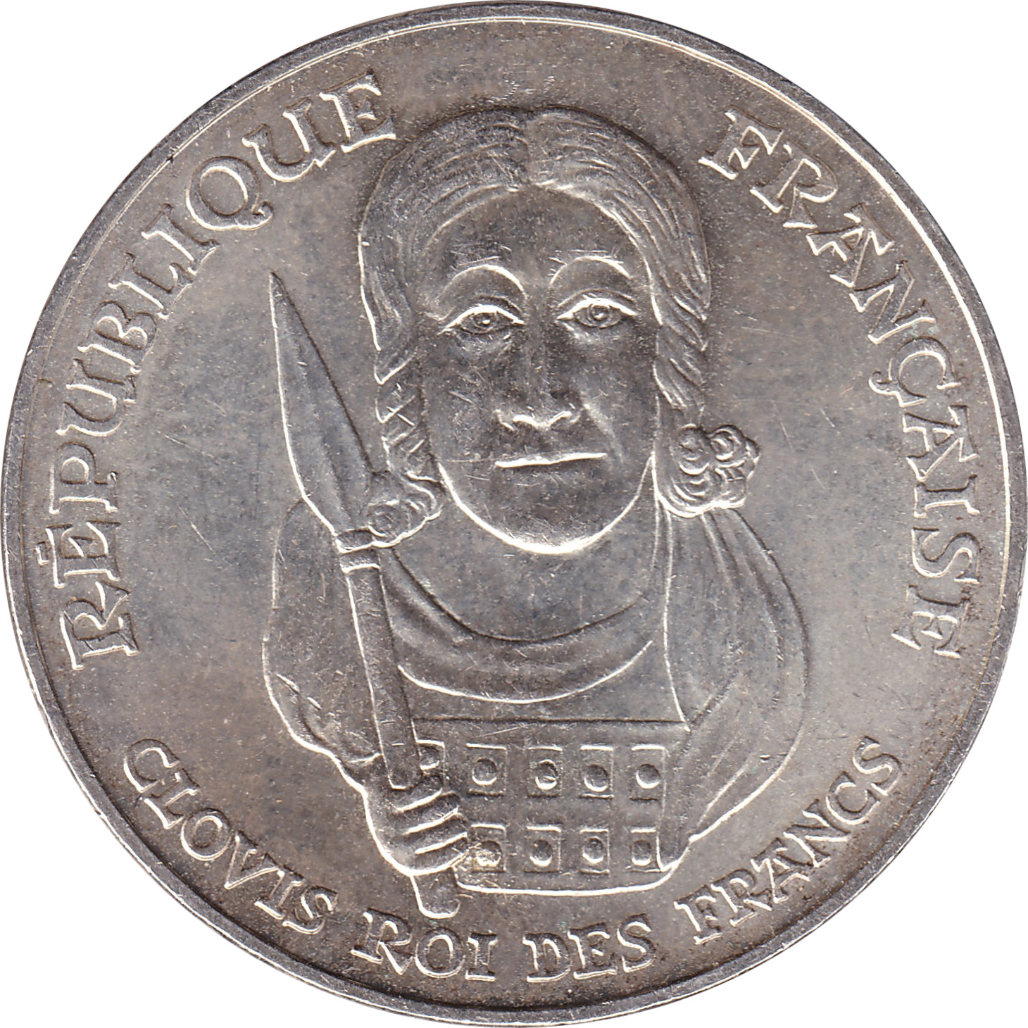 100 francs argent - Clovis