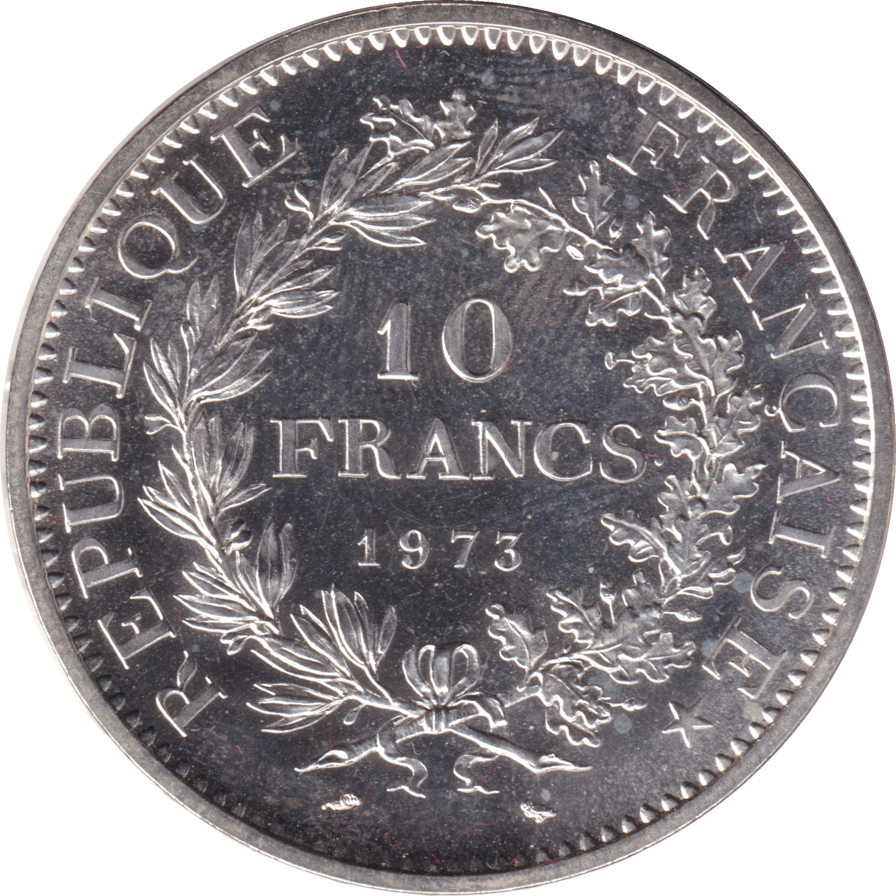 10 francs argent - Hercule