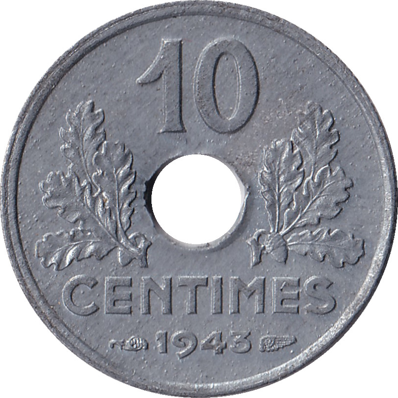 10 centimes - Épis - Petit module