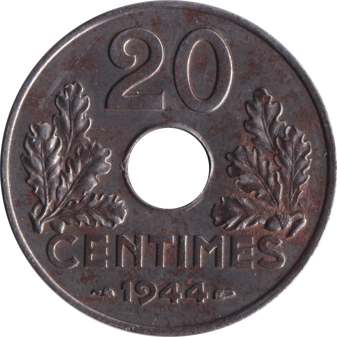 20 centimes - Épis - Type 20 - Zinc