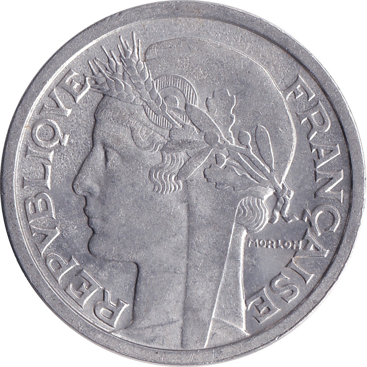 2 francs - Morlon - Aluminium