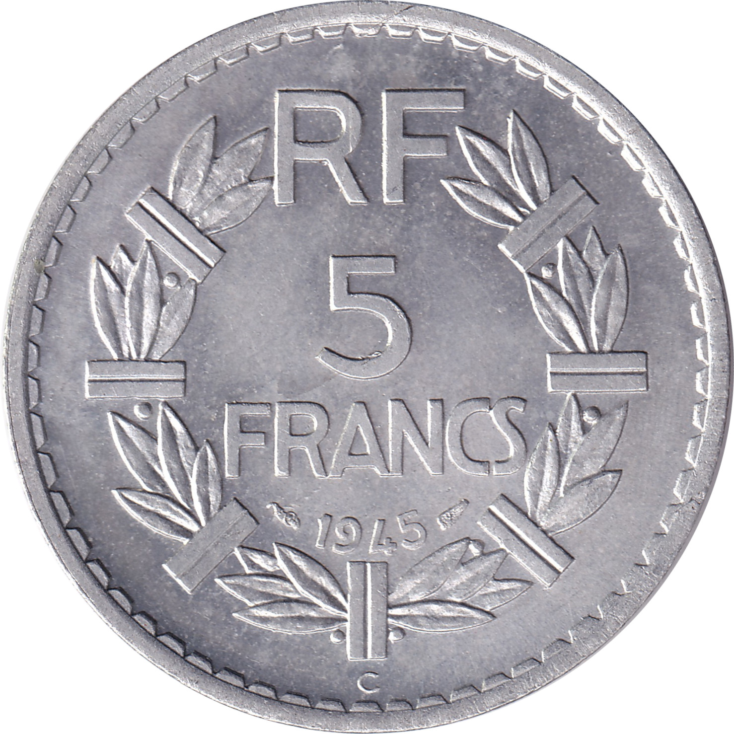 5 francs - Lavrillier - Aluminium