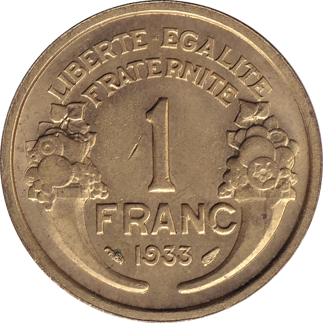 1 franc - Morlon - Cupro-aluminium