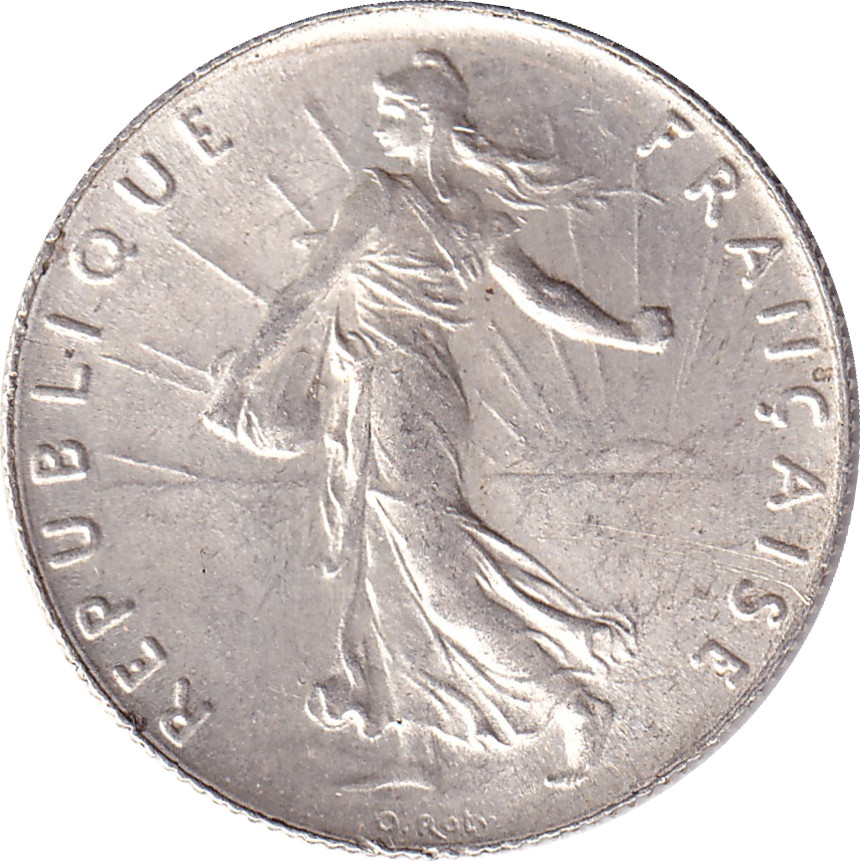 50 centimes argent - Semeuse