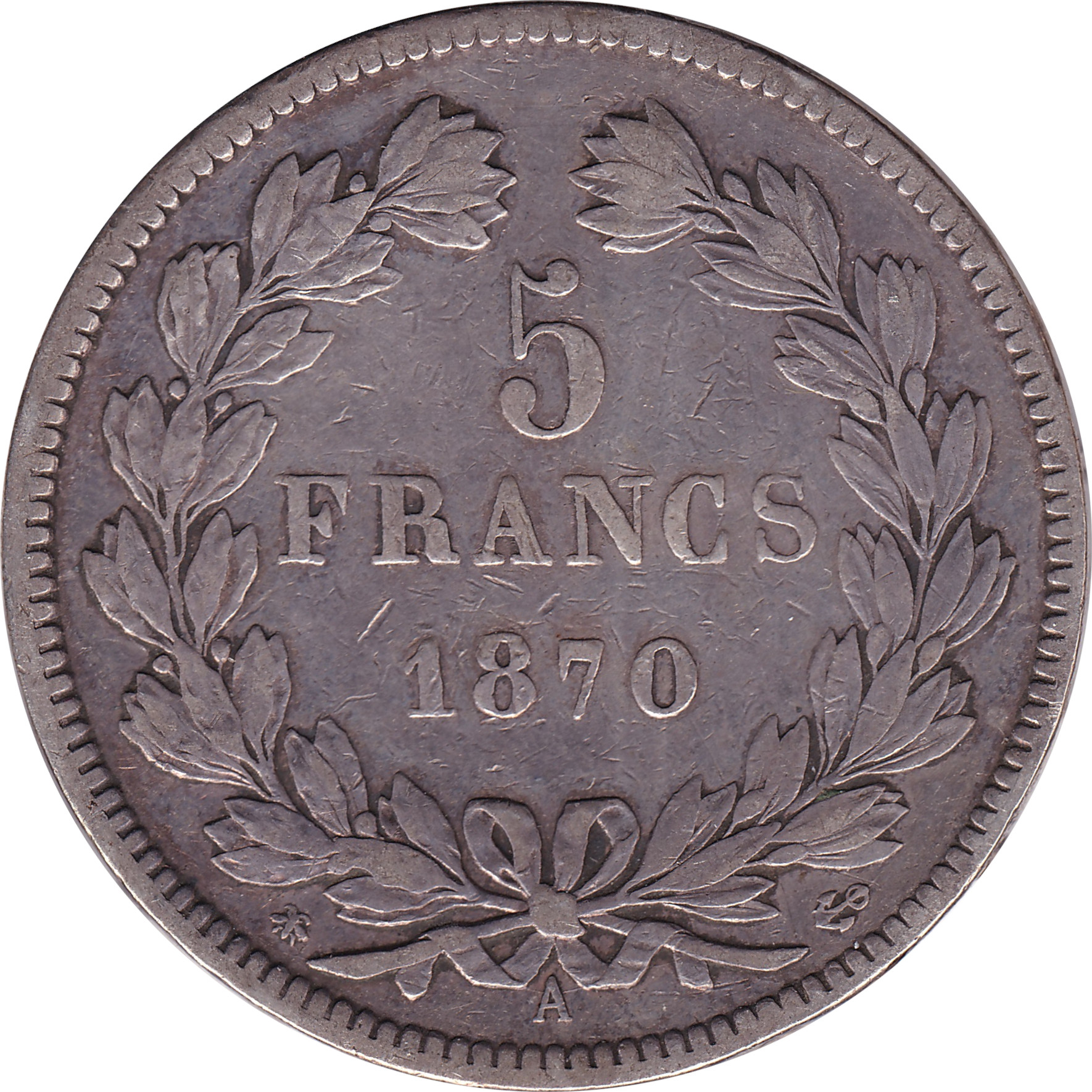 5 francs argent - Cérès - Sans légende