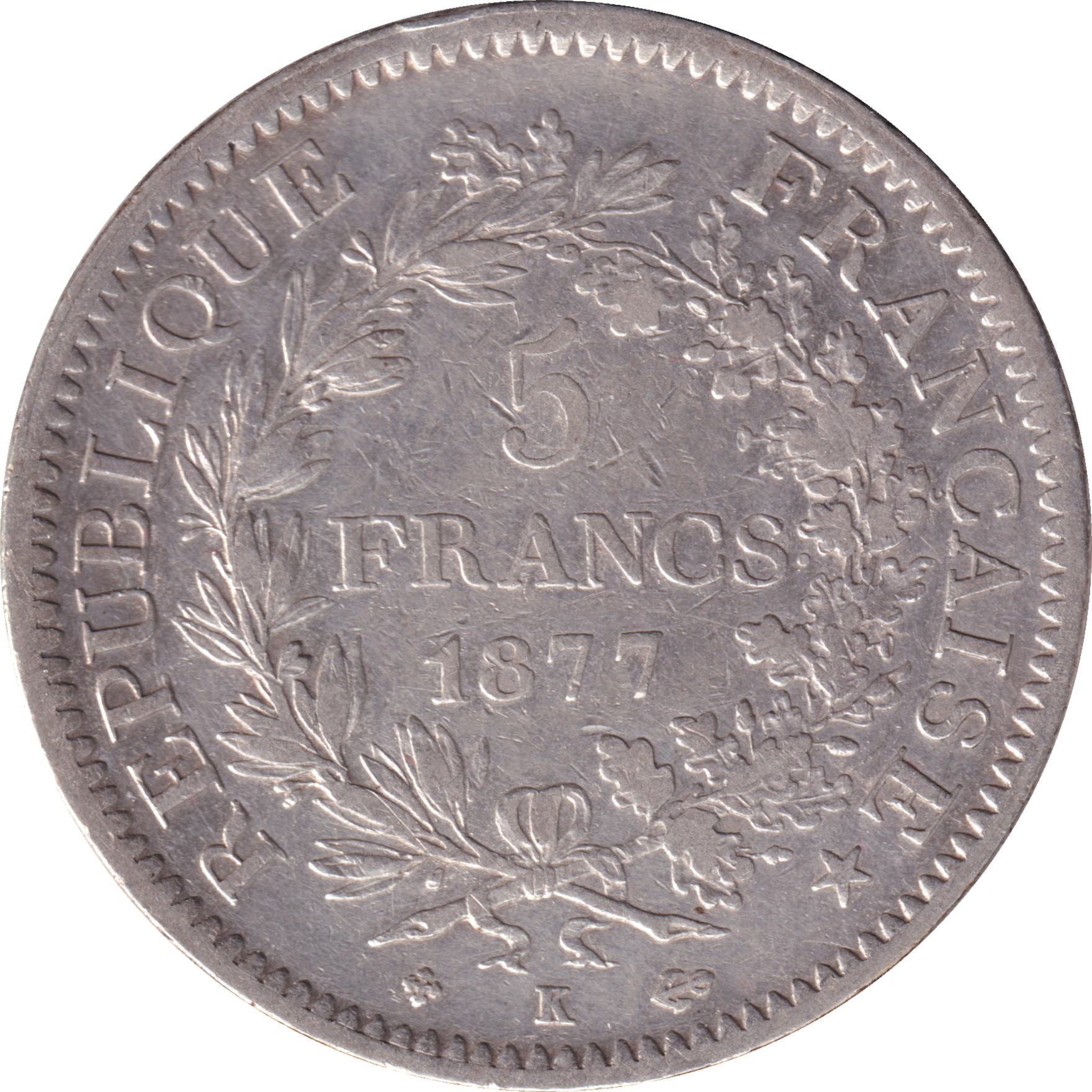 5 francs argent - Hercule