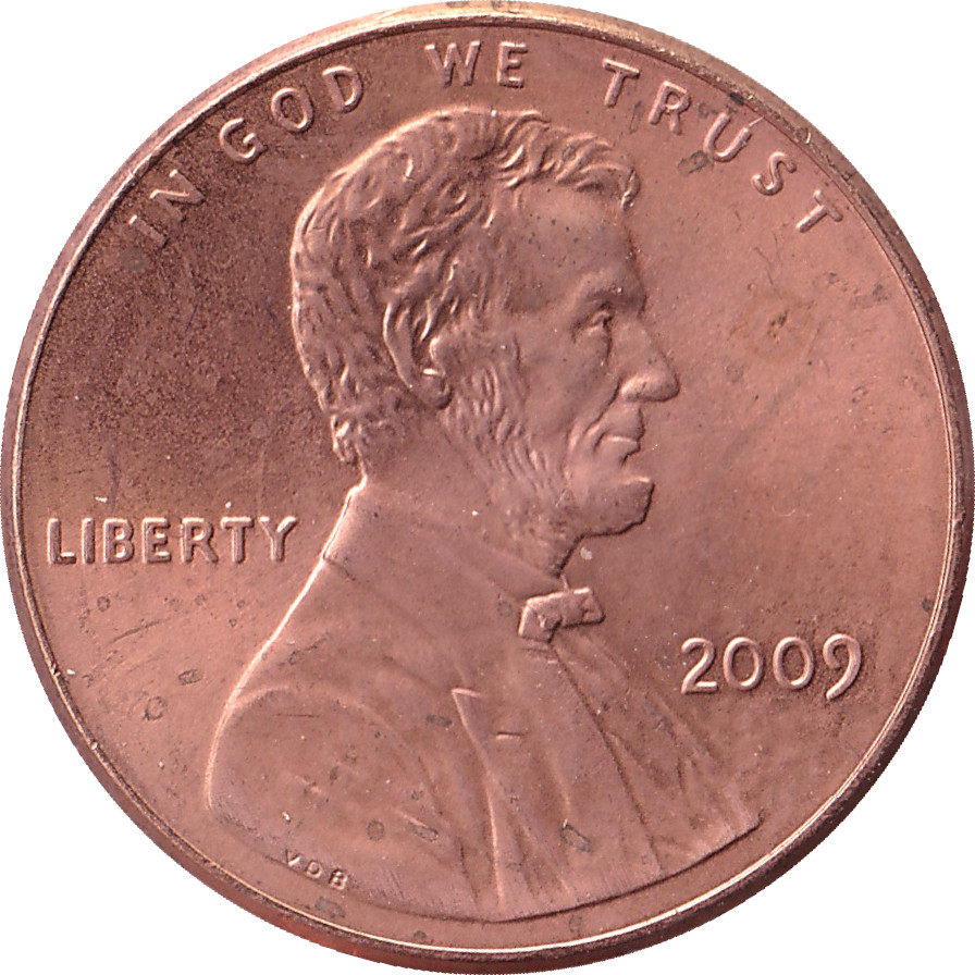 1 cent - Vie présidentielle de Lincoln