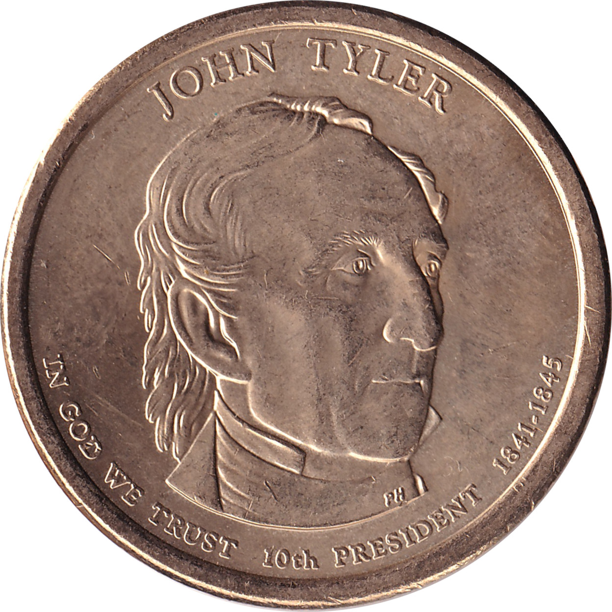 1 dollar - John Tyler