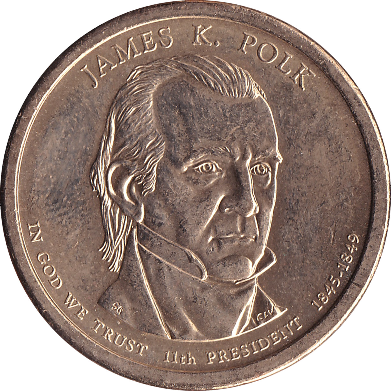 1 dollar - James K. Polk