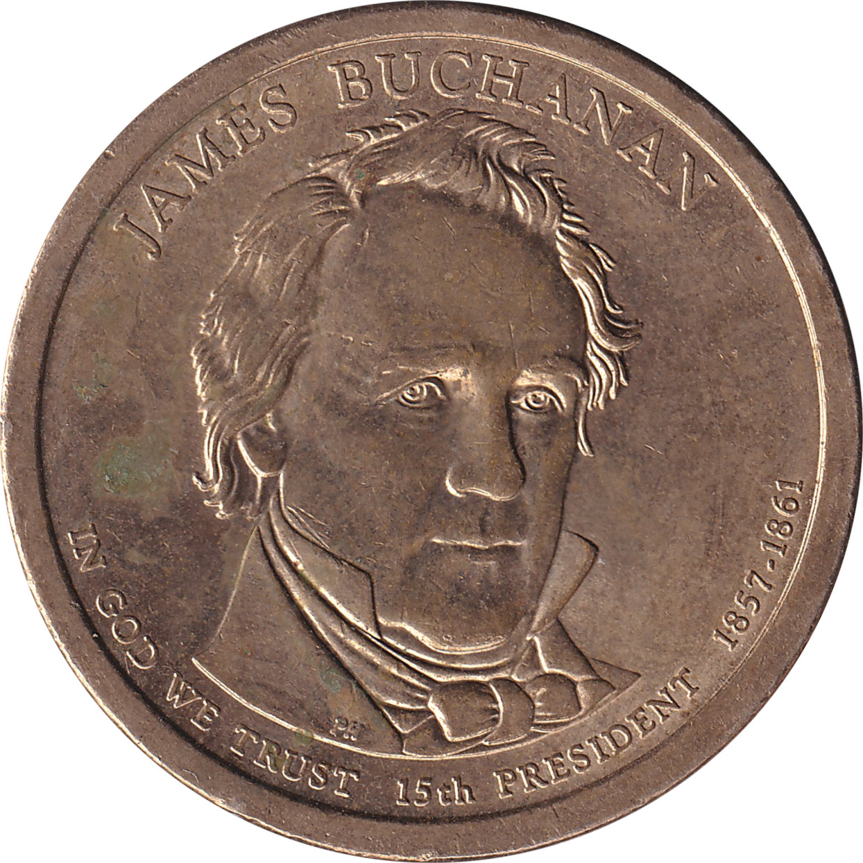 1 dollar - James Buchanan