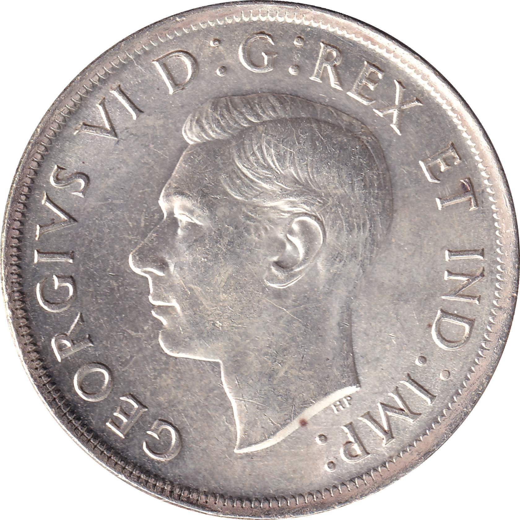 1 dollar silver - George VI - Royal Visit