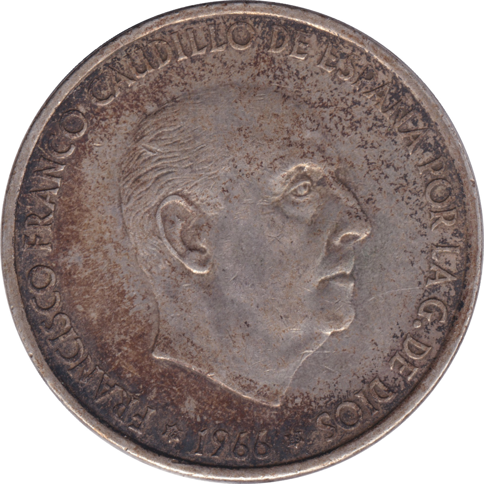 100 pesetas silver - Franco