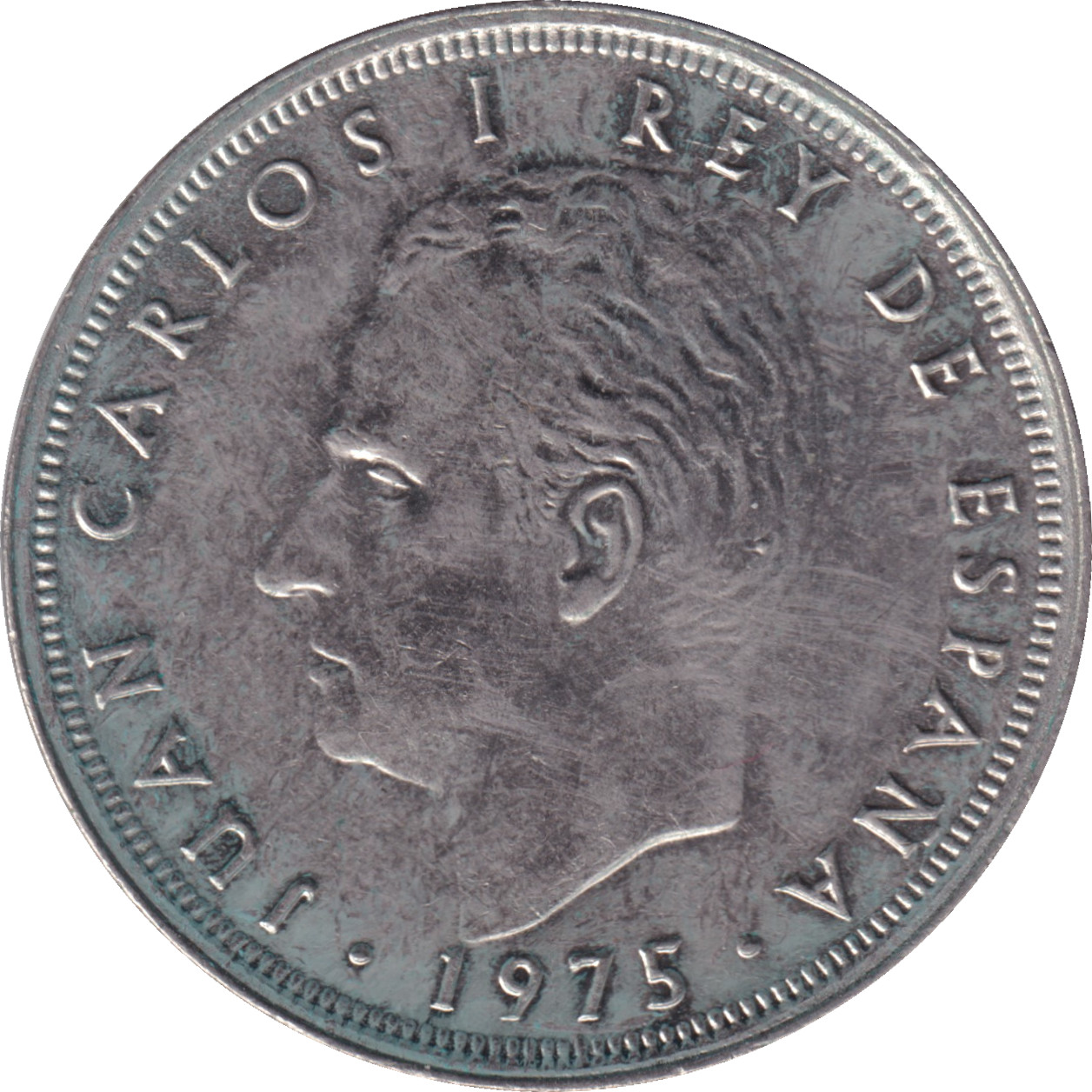 25 pesetas - Juan Carlos I - Couronne - Type 1