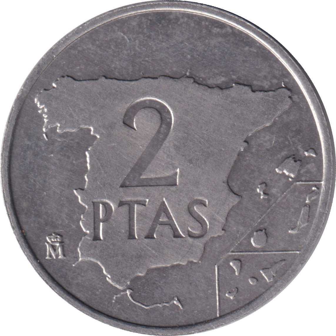 2 pesetas - Juan Carlos I