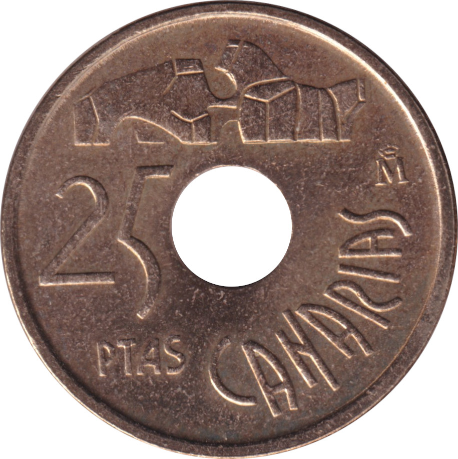 25 pesetas - Canaries