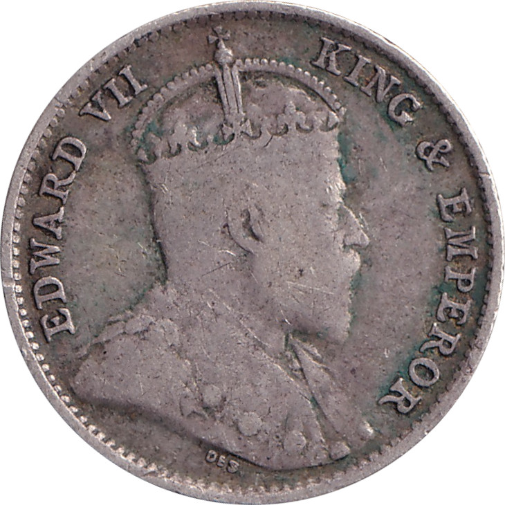 5 cents silver - Edward VII