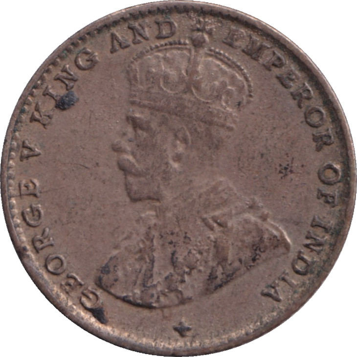 5 cents argent - Georges V - Légère