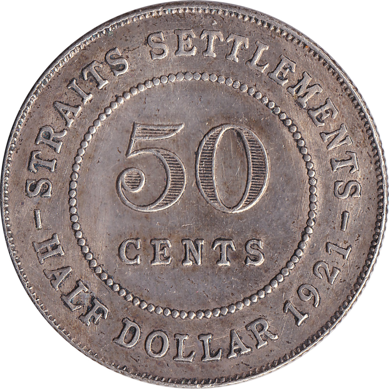 1/2 dollar argent - Georges V