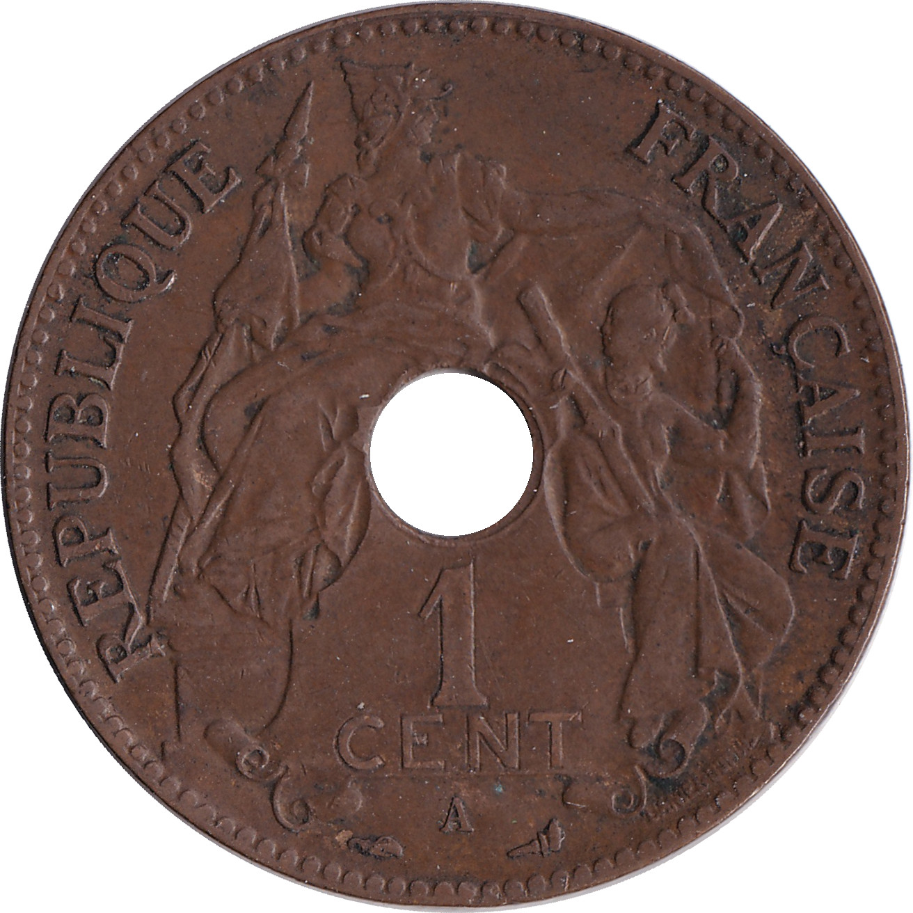 1 cent - Statue