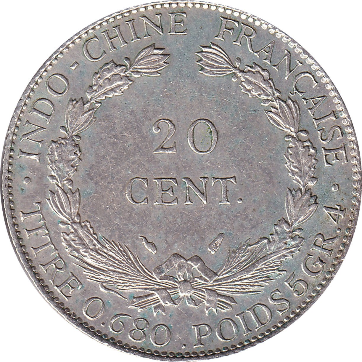 20 cents argent - Commerce