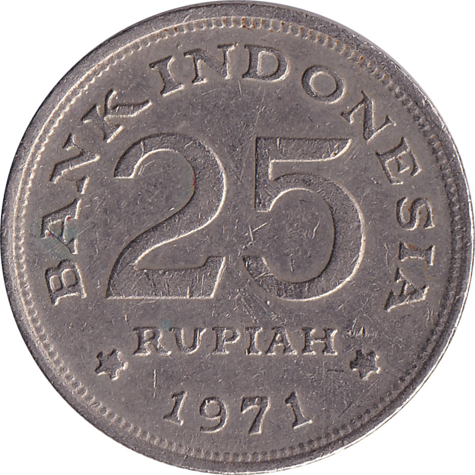 25 rupiah - Bird