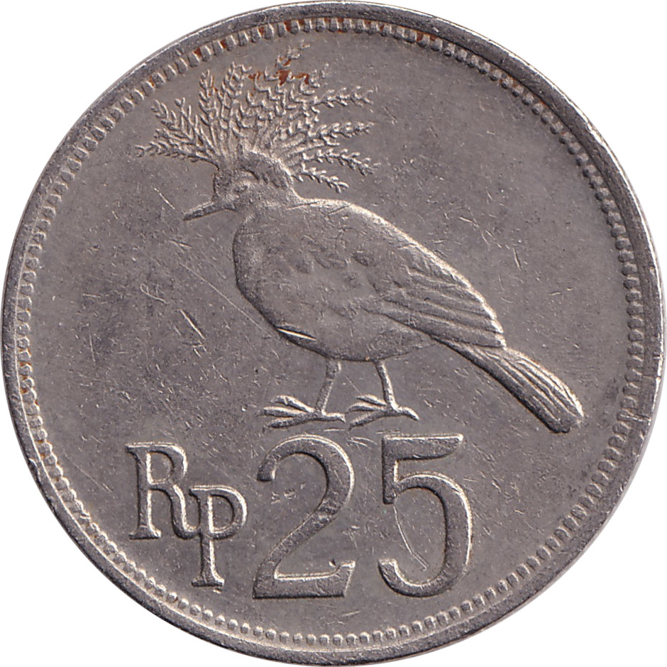 25 rupiah - Bird